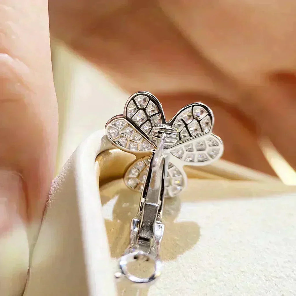 ¡®Twinkle jewelry¡¯CLOVER COMOS DIAMOND EARRINGS SILVER