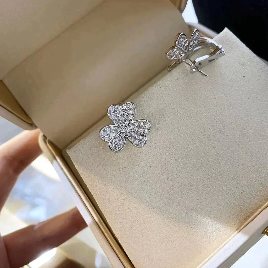 ¡®Twinkle jewelry¡¯CLOVER COMOS DIAMOND EARRINGS SILVER