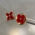¡®Twinkle jewelry¡¯STAR AND SUN PINK GOLD CARNELIAN STUD EARRINGS