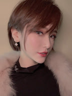 ¡®Twinkle jewelry¡¯DOUBLE STAR PINK GOLD MOP DROP EARRINGS
