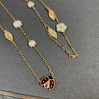 ¡®Twinkle jewelry¡¯LUCKY SPRING 15 MOTIFS GOLD NECKLACE