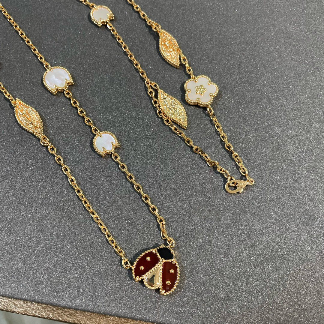 ¡®Twinkle jewelry¡¯LUCKY SPRING 15 MOTIFS GOLD NECKLACE