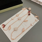 ¡®Twinkle jewelry¡¯LUCKY SPRING 15 MOTIFS ROSE GOLD NECKLACE