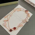 ¡®Twinkle jewelry¡¯LUCKY SPRING 15 MOTIFS ROSE GOLD NECKLACE