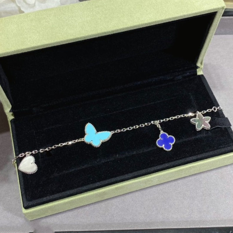 ¡®Twinkle jewelry¡¯LUCKY SPRING SILVER BRACELET 4 MOTIF