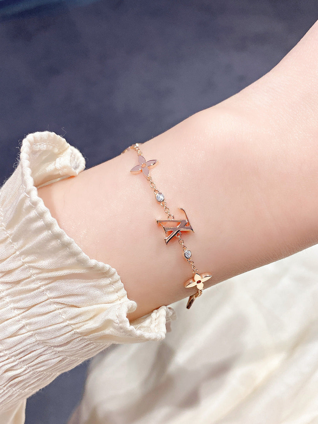 ¡®Twinkle jewelry¡¯STAR AND SUN 7 MOTIFS GOLD BRACELET