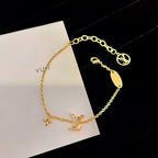 ¡®Twinkle jewelry¡¯LOGO STAR MOTIF GOLD BRACELET