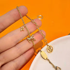 ¡®Twinkle jewelry¡¯LOGO STAR MOTIF GOLD BRACELET