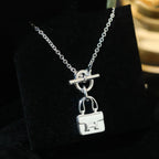 ¡®Twinkle jewelry¡¯POP H PEDANT SILVER NECKLACE