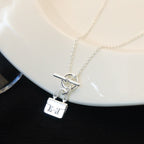 ¡®Twinkle jewelry¡¯POP H PEDANT SILVER NECKLACE