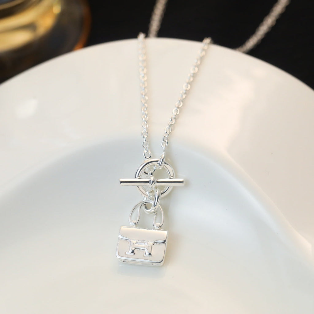¡®Twinkle jewelry¡¯POP H PEDANT SILVER NECKLACE