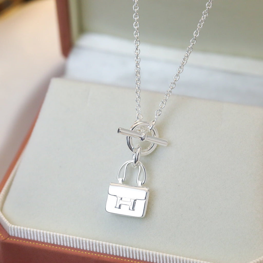 ¡®Twinkle jewelry¡¯POP H PEDANT SILVER NECKLACE