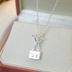 ¡®Twinkle jewelry¡¯POP H PEDANT SILVER NECKLACE