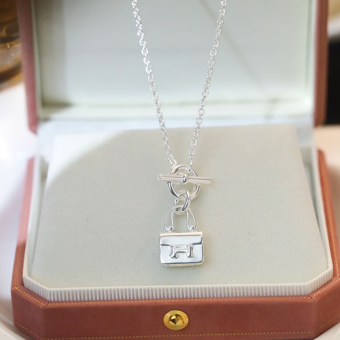 ¡®Twinkle jewelry¡¯POP H PEDANT SILVER NECKLACE
