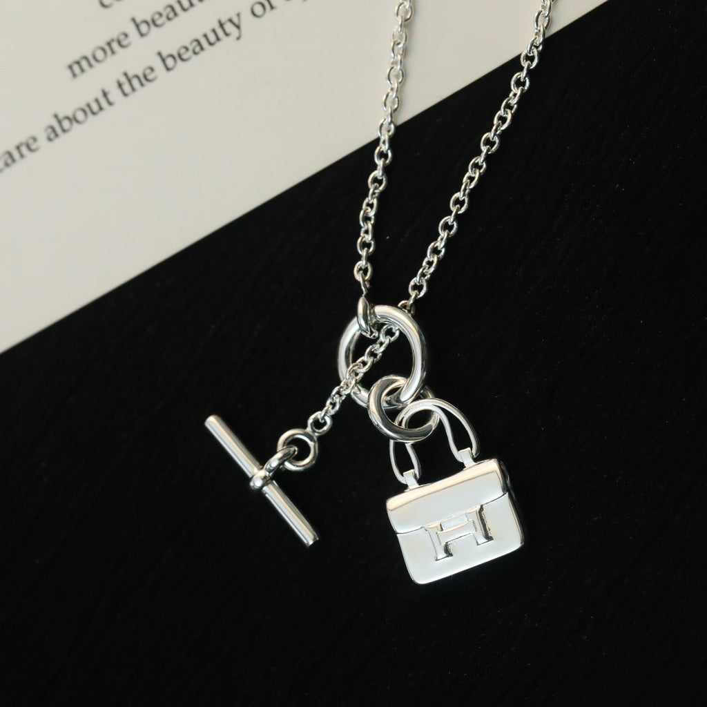 ¡®Twinkle jewelry¡¯POP H PEDANT SILVER NECKLACE