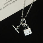 ¡®Twinkle jewelry¡¯POP H PEDANT SILVER NECKLACE