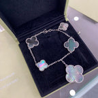 ¡®Twinkle jewelry¡¯CLOVER 5 MOTIFS SIVLER DARK MOP BRACELET