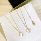 ¡®Twinkle jewelry¡¯CLOVER MINI 9.5MM WHITE MOTHER-OF-PEARL NECKLACE