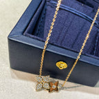 ¡®Twinkle jewelry¡¯STAR BLOSSOM NECKLACE PINK GOLD DIAMONDS