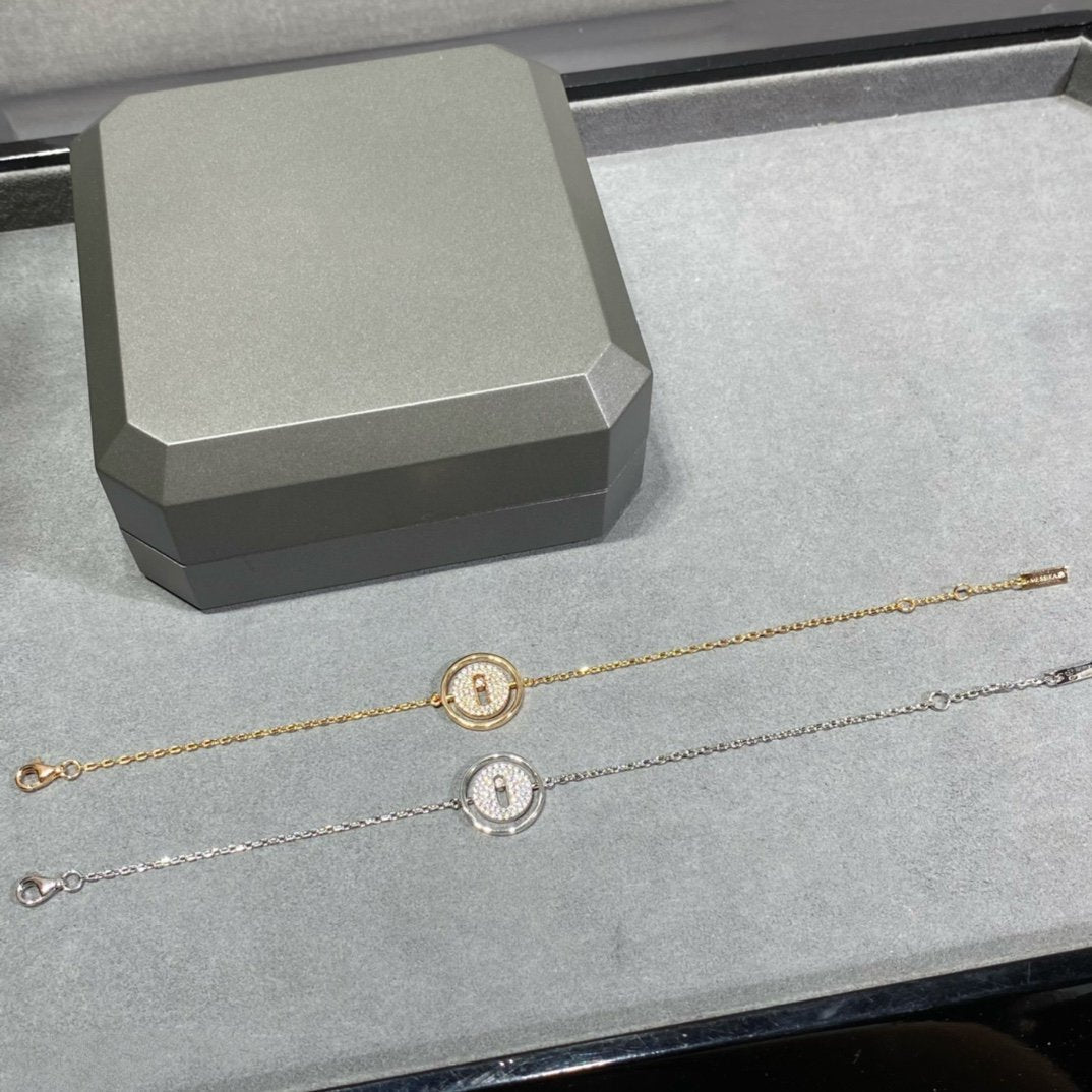 [Twinkle jewelrys]LUCKY MOVE DIAMOND PAVED BRACELET