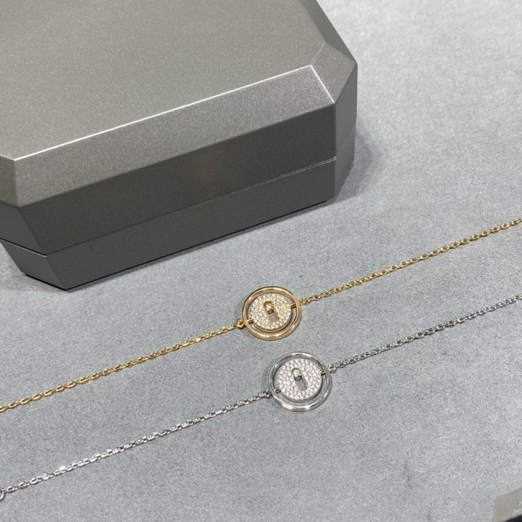 [Twinkle jewelrys]LUCKY MOVE DIAMOND PAVED BRACELET