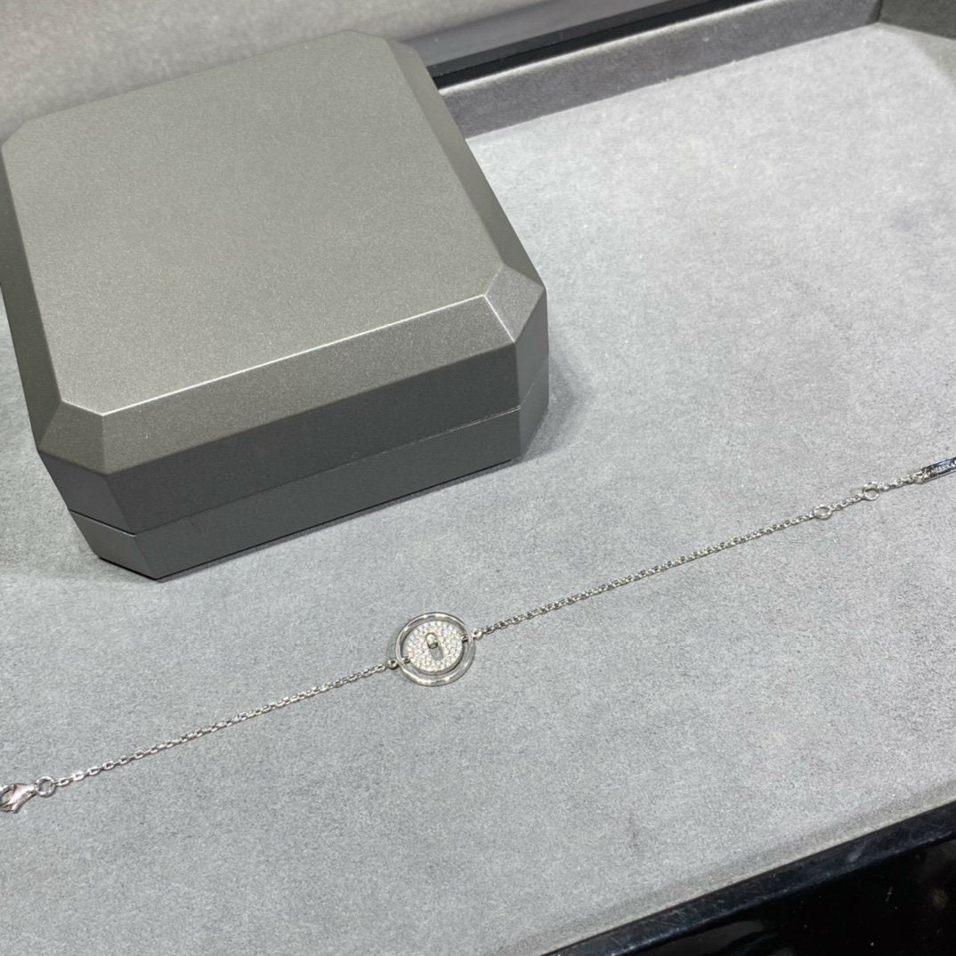 [Twinkle jewelrys]LUCKY MOVE DIAMOND PAVED BRACELET