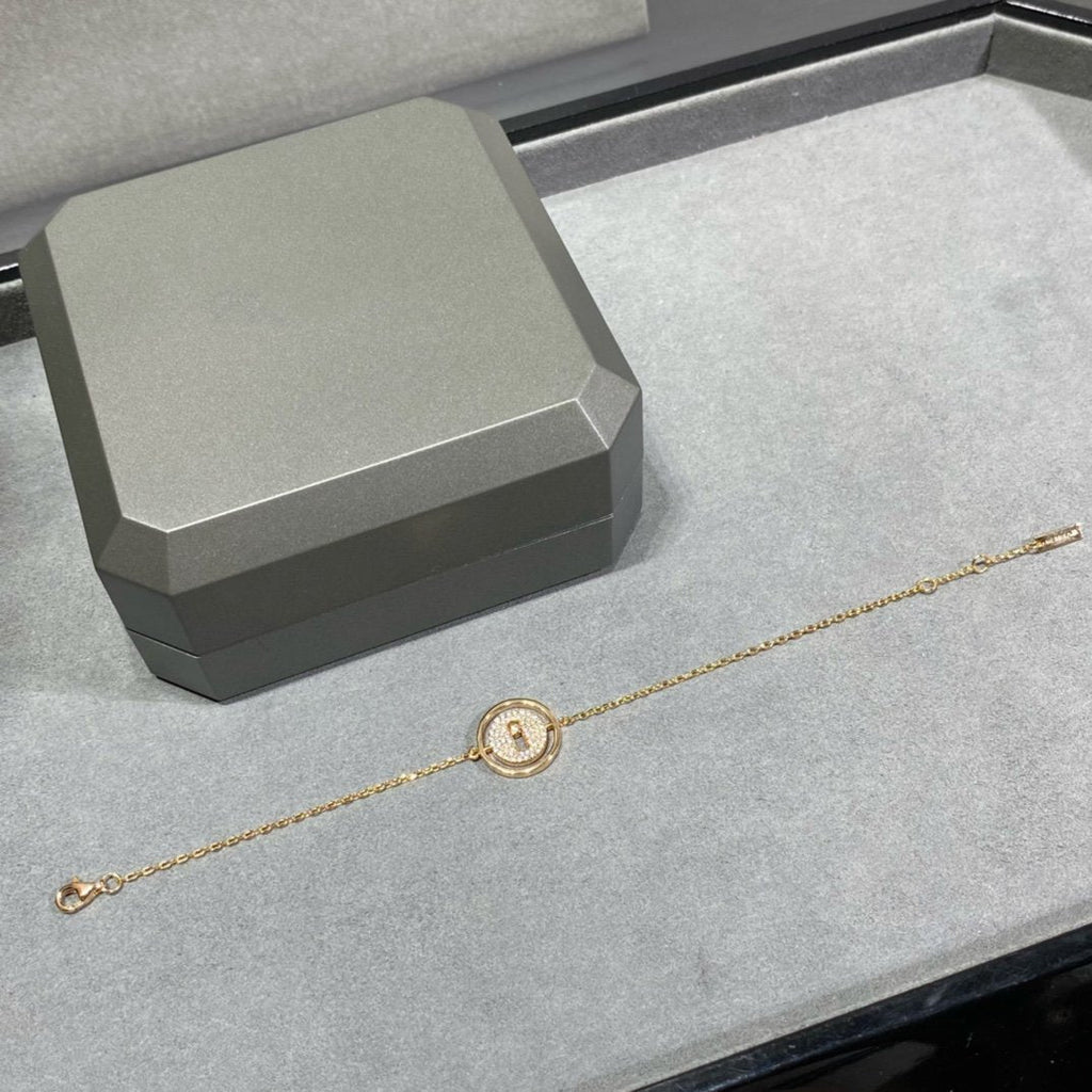 [Twinkle jewelrys]LUCKY MOVE DIAMOND PAVED BRACELET