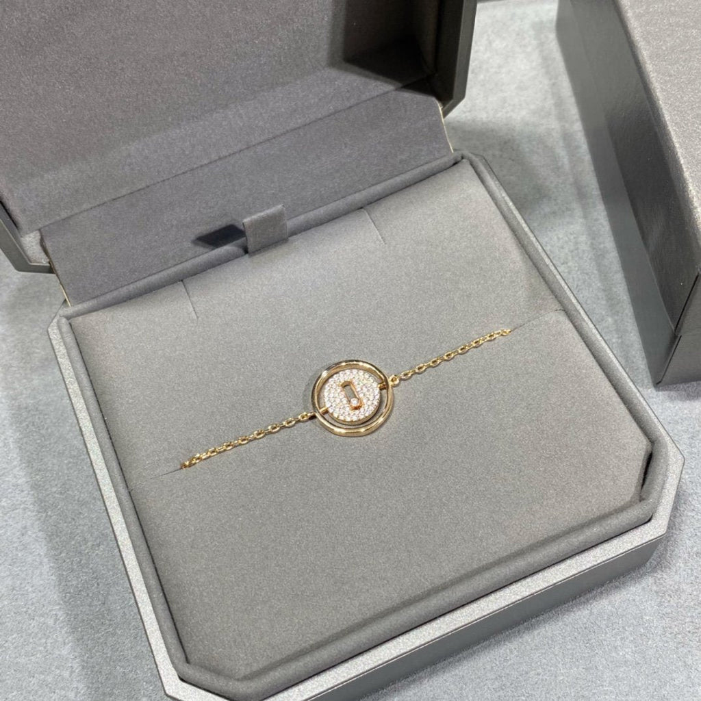 [Twinkle jewelrys]LUCKY MOVE DIAMOND PAVED BRACELET