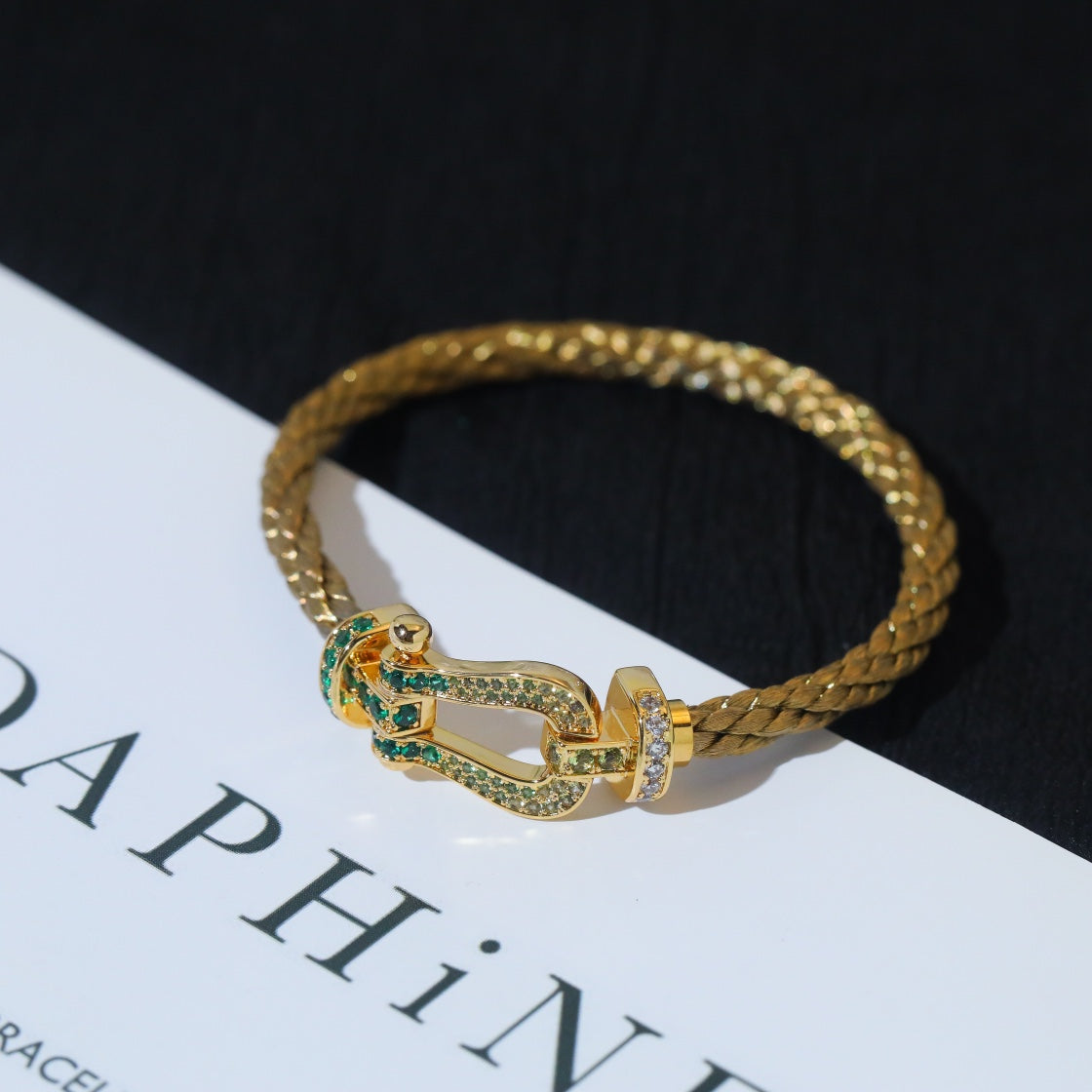 ¡®Twinkle jewelry¡¯FORCE 10 GOLD GREEN DIAMOND PAVED