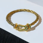 ¡®Twinkle jewelry¡¯FORCE 10 GOLD GREEN DIAMOND PAVED