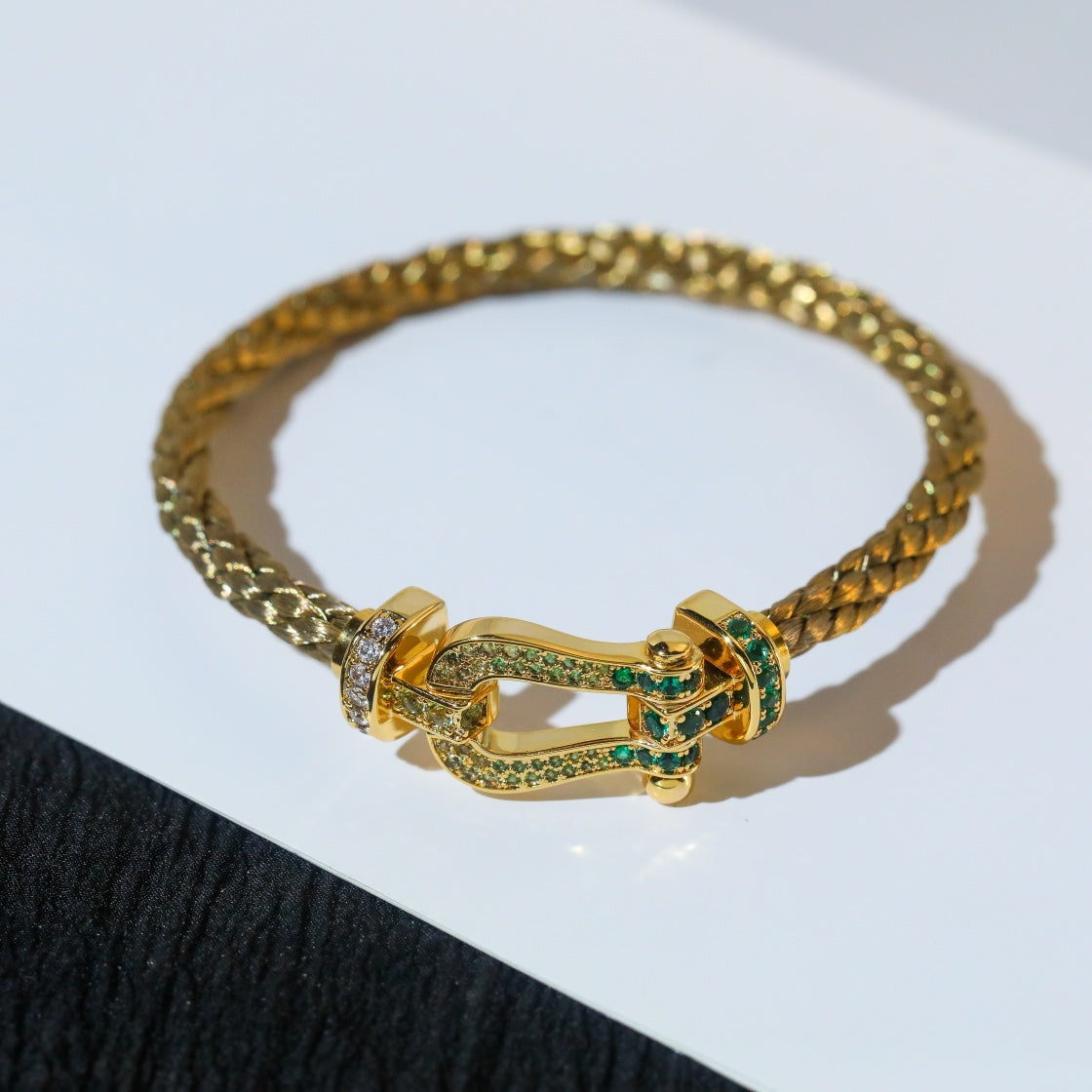 ¡®Twinkle jewelry¡¯FORCE 10 GOLD GREEN DIAMOND PAVED