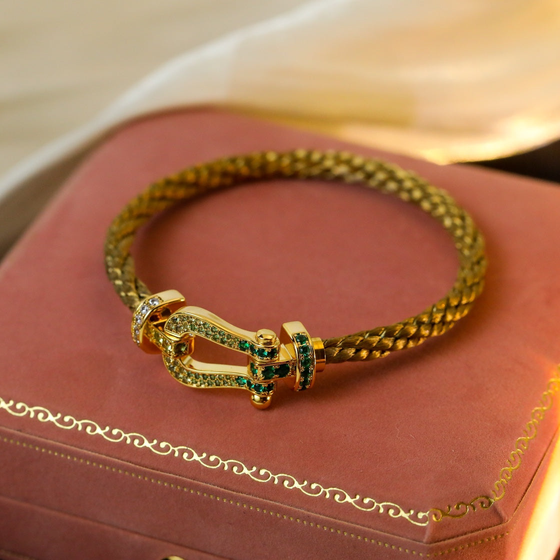 ¡®Twinkle jewelry¡¯FORCE 10 GOLD GREEN DIAMOND PAVED
