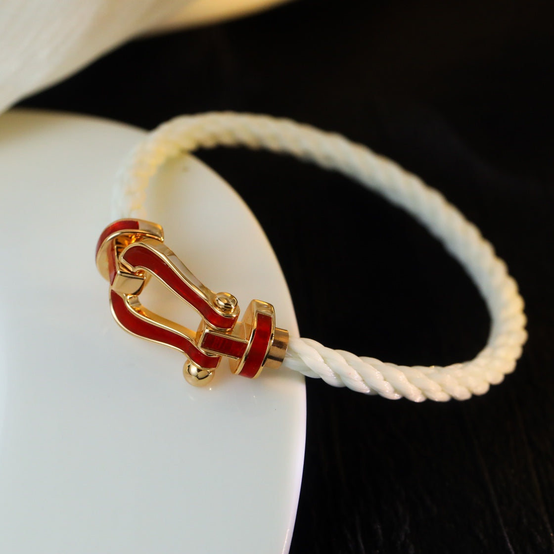 ¡®Twinkle jewelry¡¯FORCE 10 WHITE TEXTILE DIAMOND PAVED