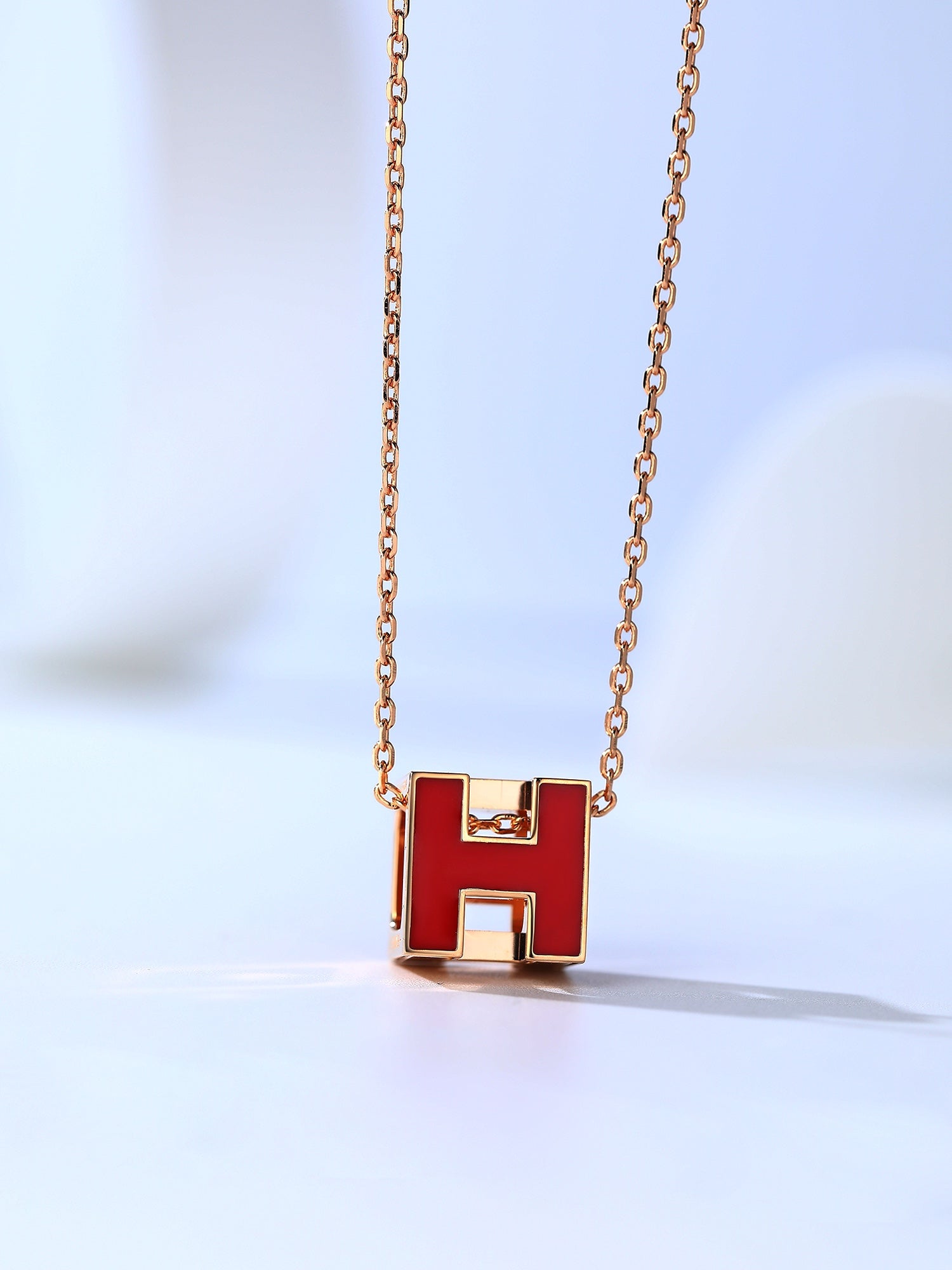 ¡®Twinkle jewelry¡¯H CAGE PINK GOLD NECKLACE