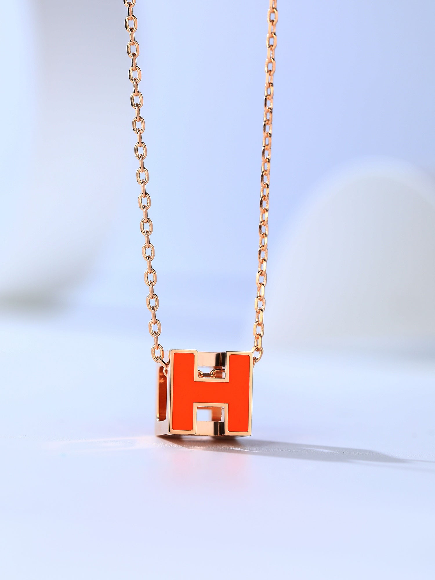 ¡®Twinkle jewelry¡¯H CAGE PINK GOLD NECKLACE