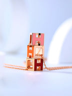 ¡®Twinkle jewelry¡¯H CAGE PINK GOLD NECKLACE