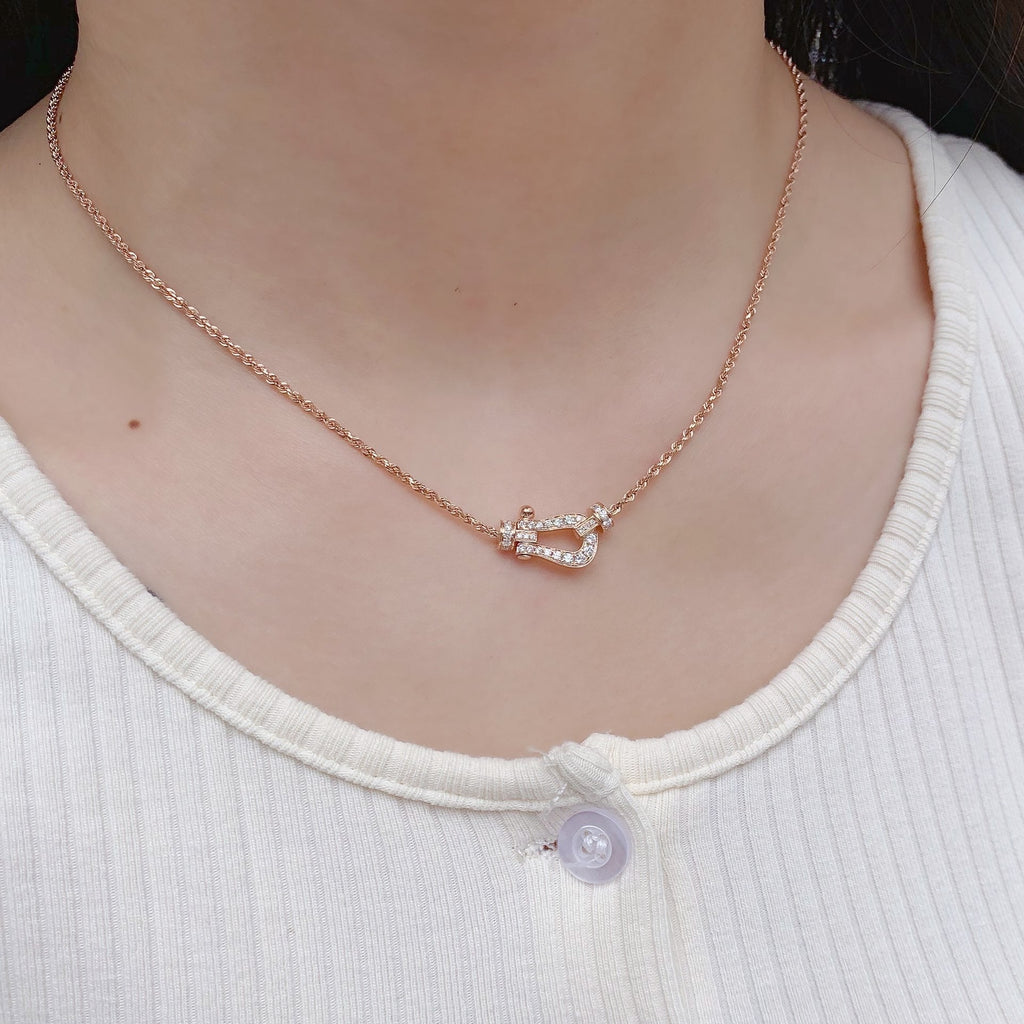 ¡®Twinkle jewelry¡¯FORCE 10 PINK GOLD DIAMOND NECKLACE