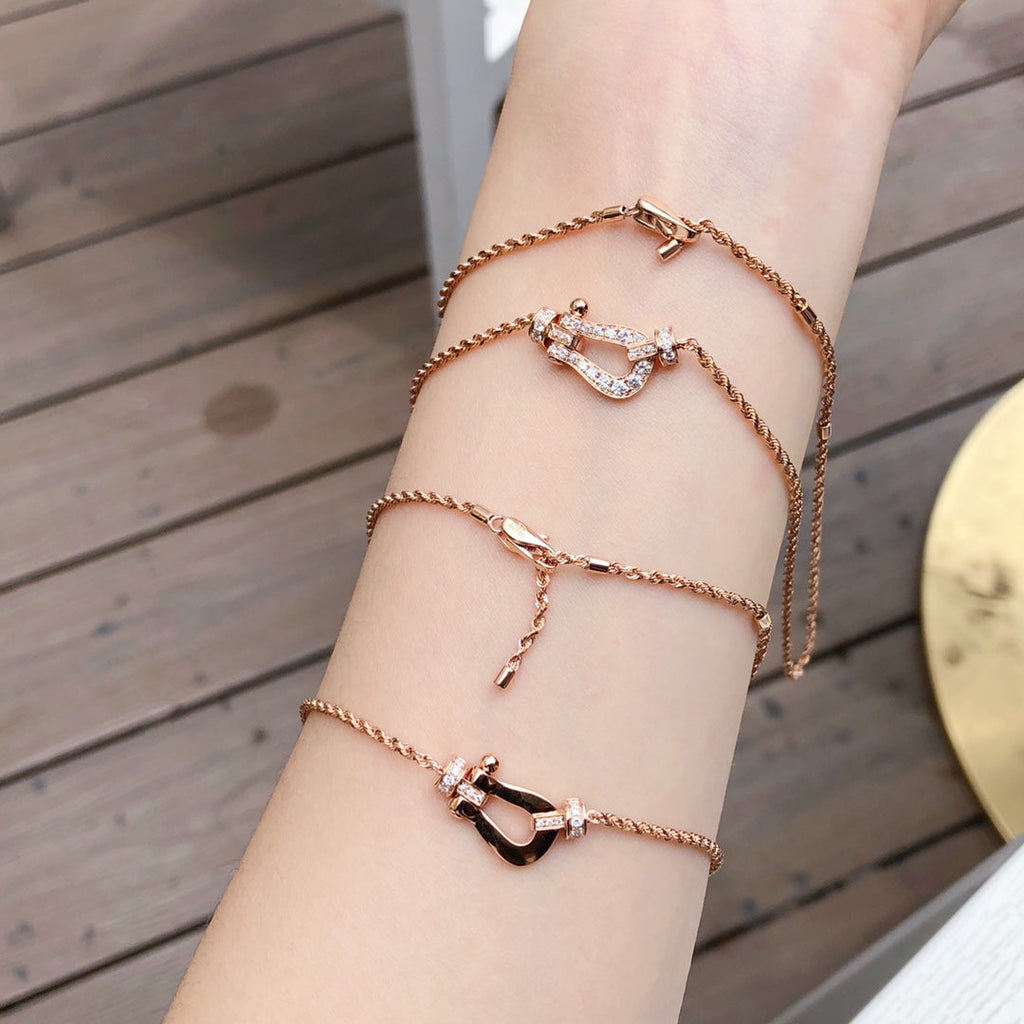 ¡®Twinkle jewelry¡¯FORCE 10 PINK GOLD DIAMOND NECKLACE