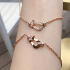 ¡®Twinkle jewelry¡¯FORCE 10 PINK GOLD DIAMOND NECKLACE