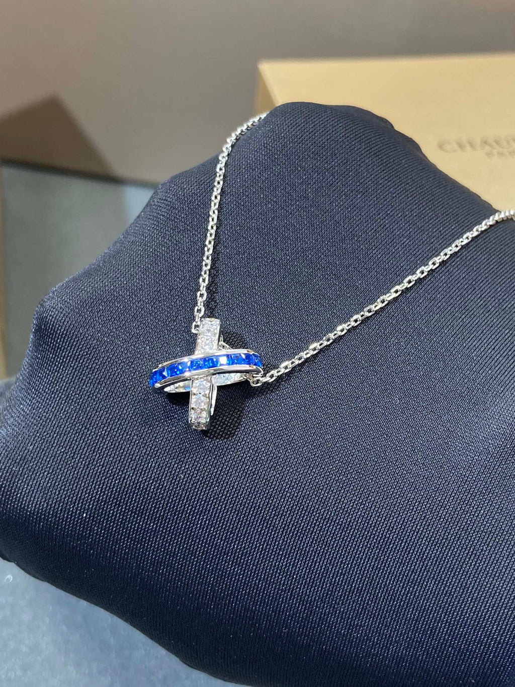 ¡®Twinkle jewelry¡¯LIENS DIAMOND SILVER NECKLACE