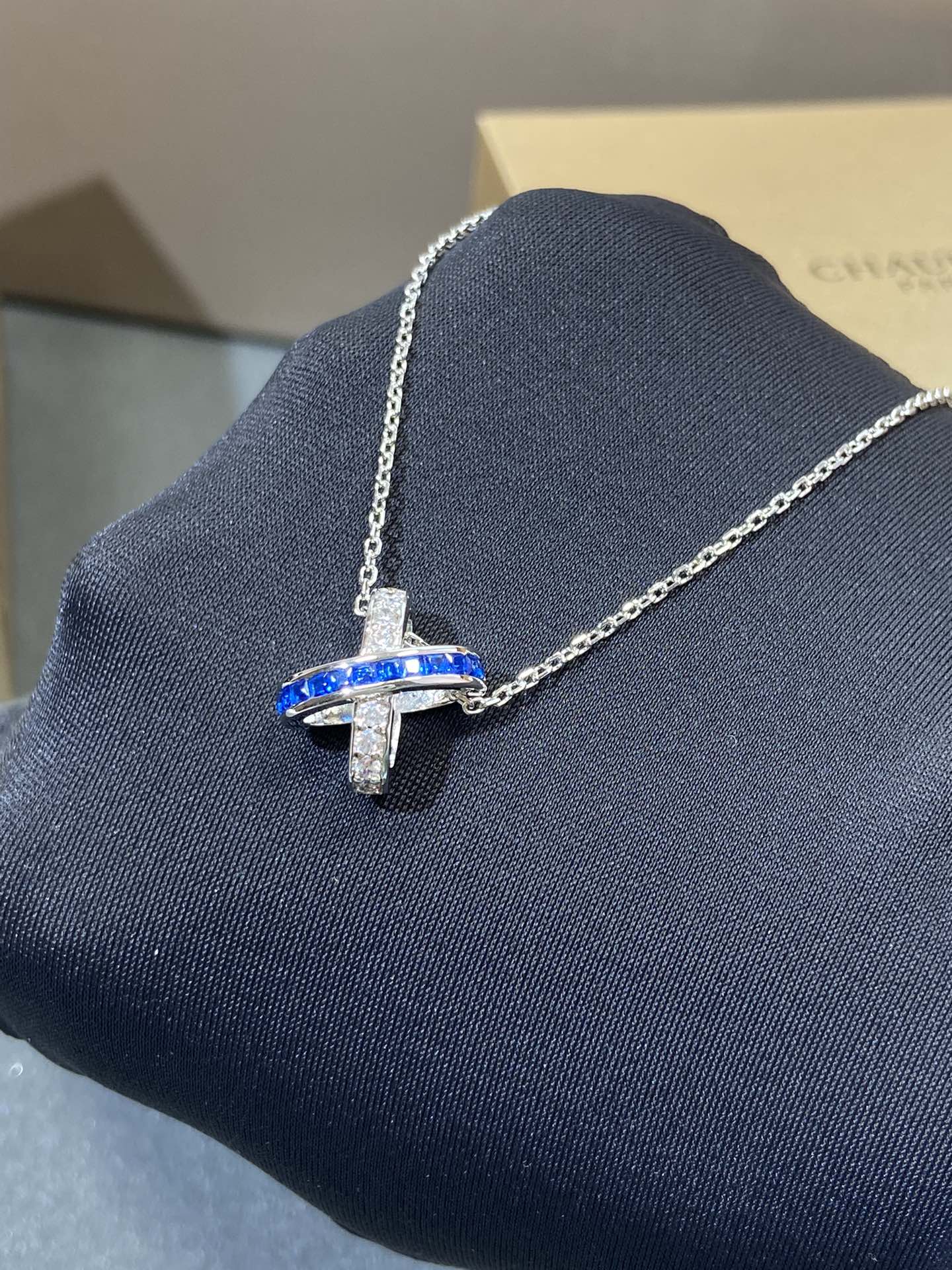 ¡®Twinkle jewelry¡¯LIENS DIAMOND SILVER NECKLACE