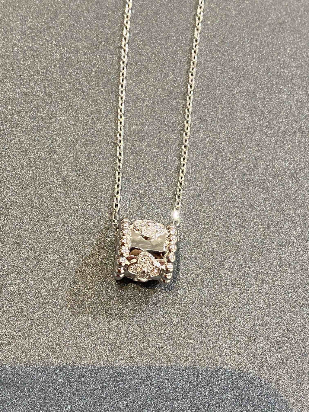 ¡®Twinkle jewelry¡¯PERLEE PEDANT SIVLER DIAMOND NECKLACE