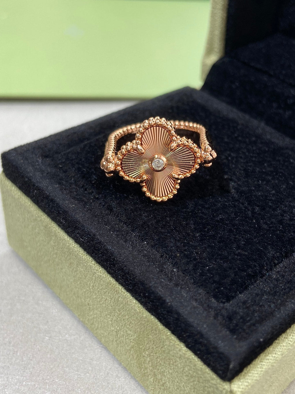 ¡®Twinkle jewelry¡¯CLOVER RIVERSIBLE ROSE GOLD RING