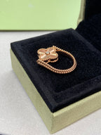 ¡®Twinkle jewelry¡¯CLOVER RIVERSIBLE ROSE GOLD RING
