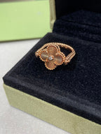 ¡®Twinkle jewelry¡¯CLOVER RIVERSIBLE ROSE GOLD RING