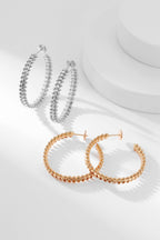 ¡®Twinkle jewelry¡¯CLASH HOOP EARRINGS