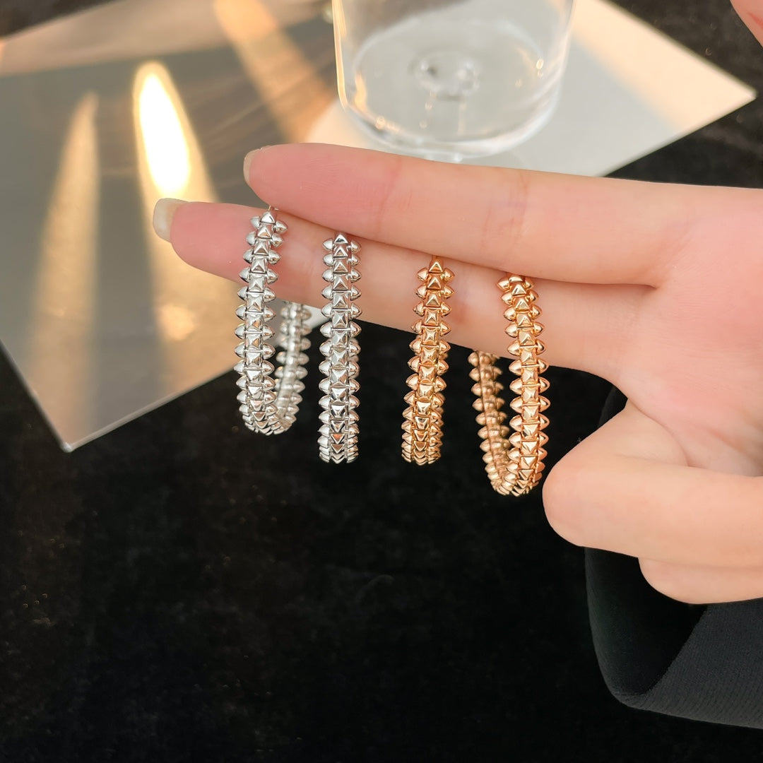¡®Twinkle jewelry¡¯CLASH HOOP EARRINGS