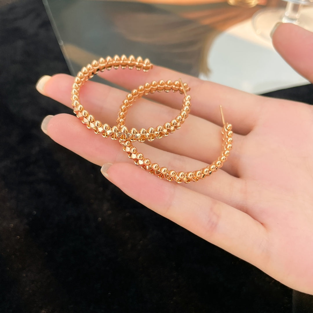 ¡®Twinkle jewelry¡¯CLASH HOOP EARRINGS