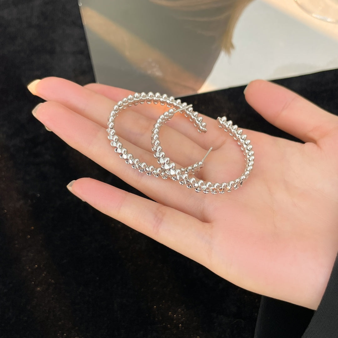 ¡®Twinkle jewelry¡¯CLASH HOOP EARRINGS