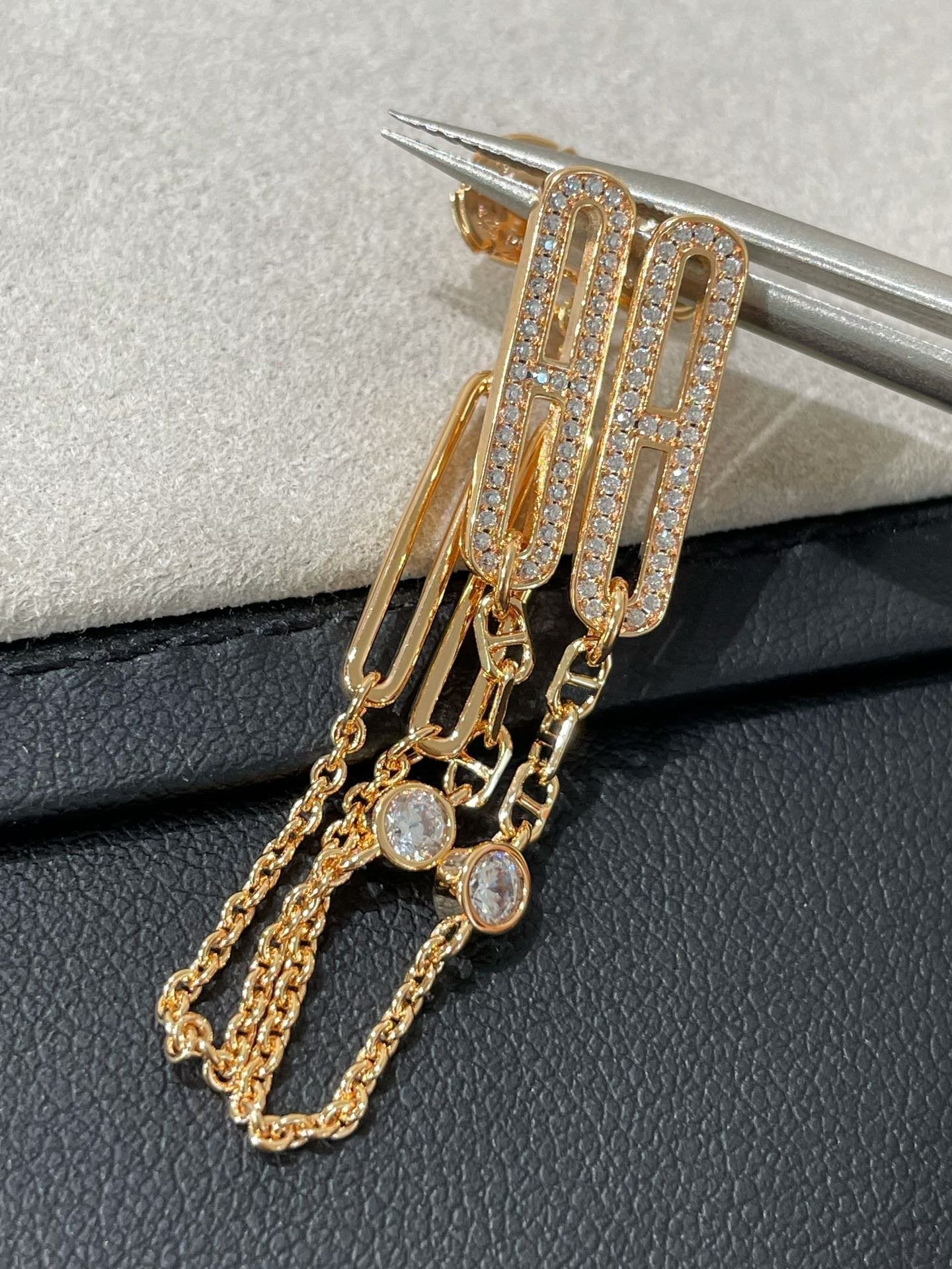 ¡®Twinkle jewelry¡¯CHAINE CHAOS DIAMOND DROP EARRINGS